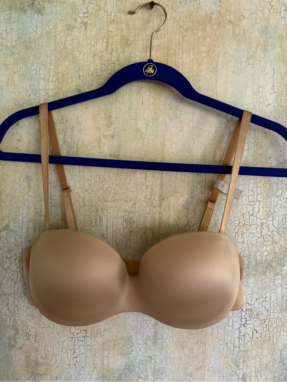 Ambrielle Beige Strapless Convertible Molded Bra